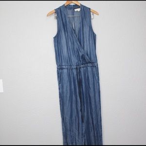 Lovestitch Tencel V-Neck Jumpsuit sz Small